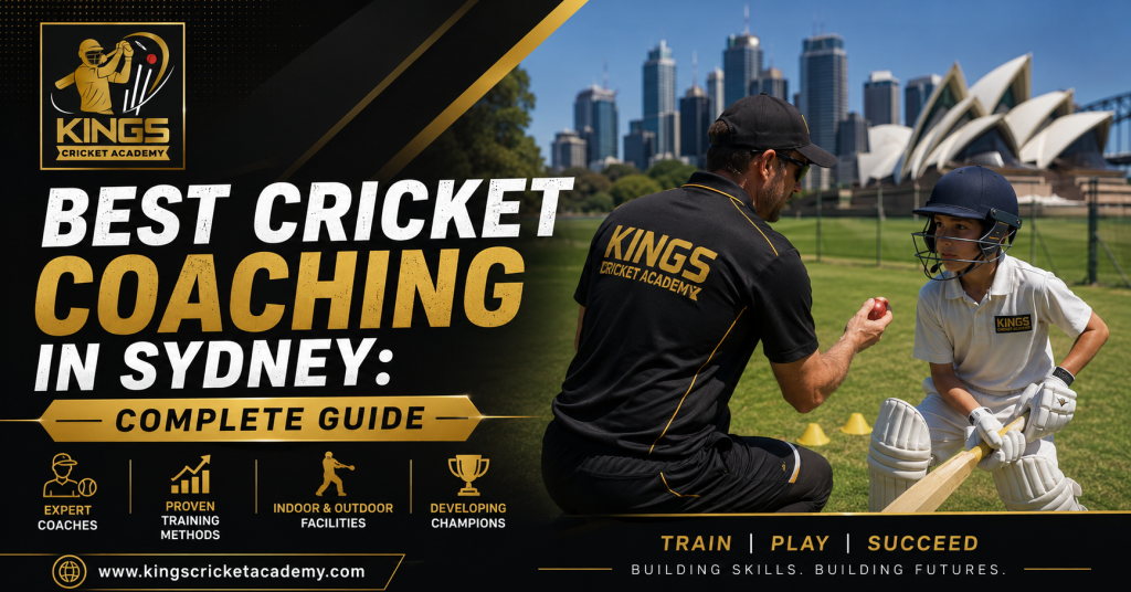 Best cricket coaching in Sydney session at Kings Cricket Academy
